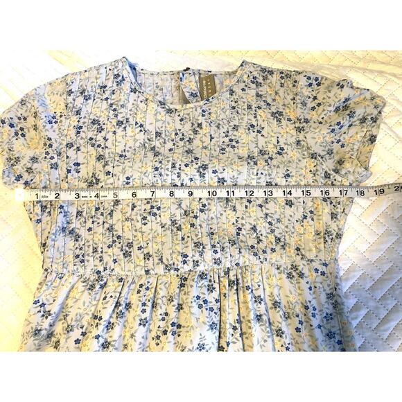 VTG Liz Claiborne Flower Cottagecore Dress Teacher Miss Honey Vintage Matilda - Picture 7 of 10